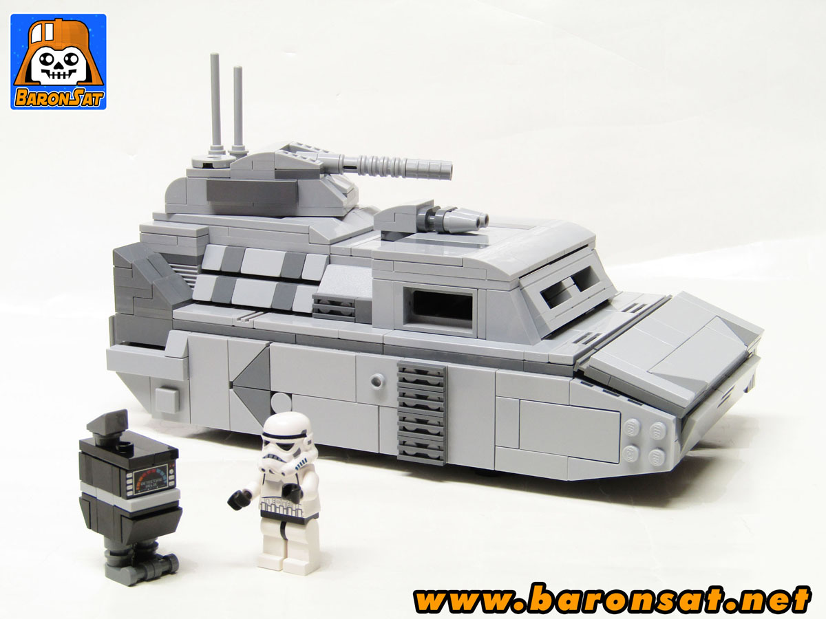 Imperial Repulsortank 1-M + Power Droid lego moc